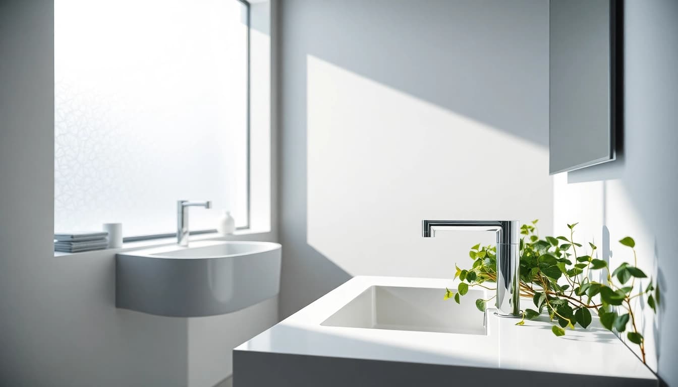 Professionelle Badinstallation mit sonni sanitär-Werke und modernem Design.