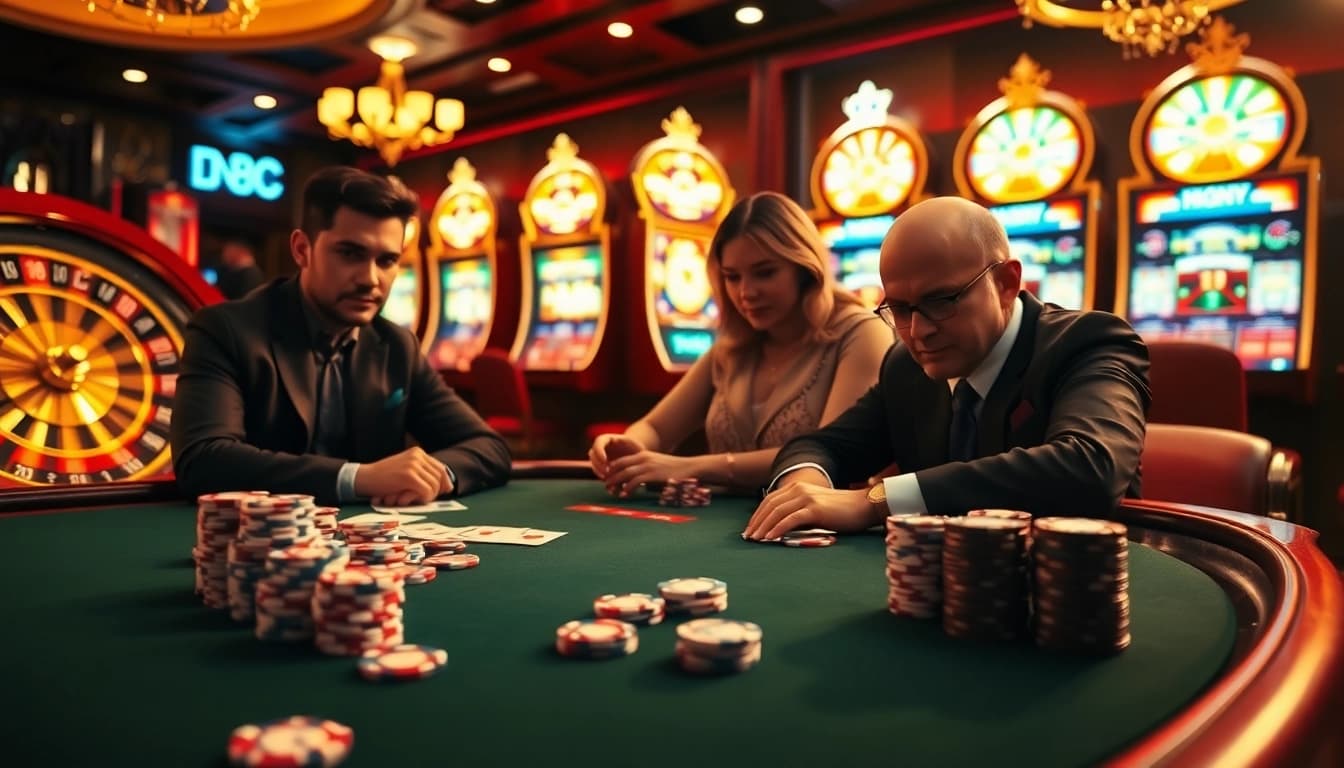 Experience the excitement of the nk88 link at a luxurious casino with poker and slot games.