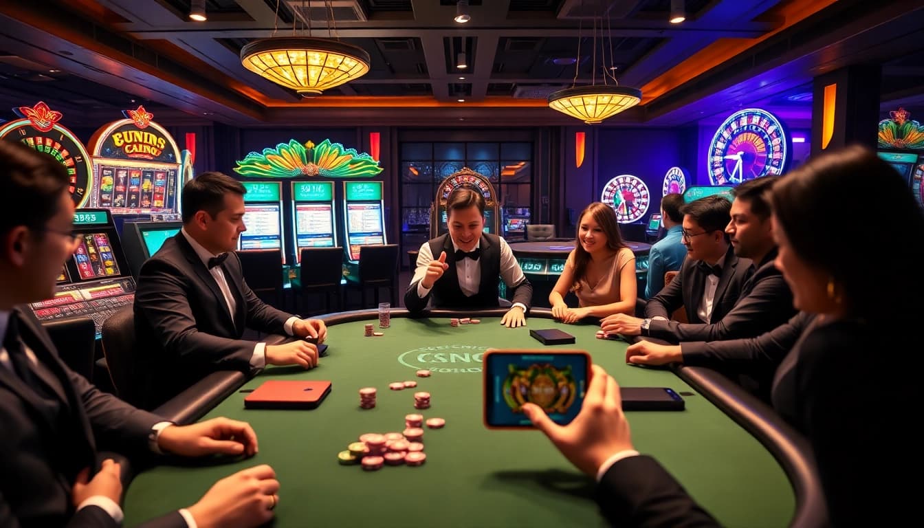 Live casino action at vipwin88.co.com with thrilling poker gaming atmosphere.