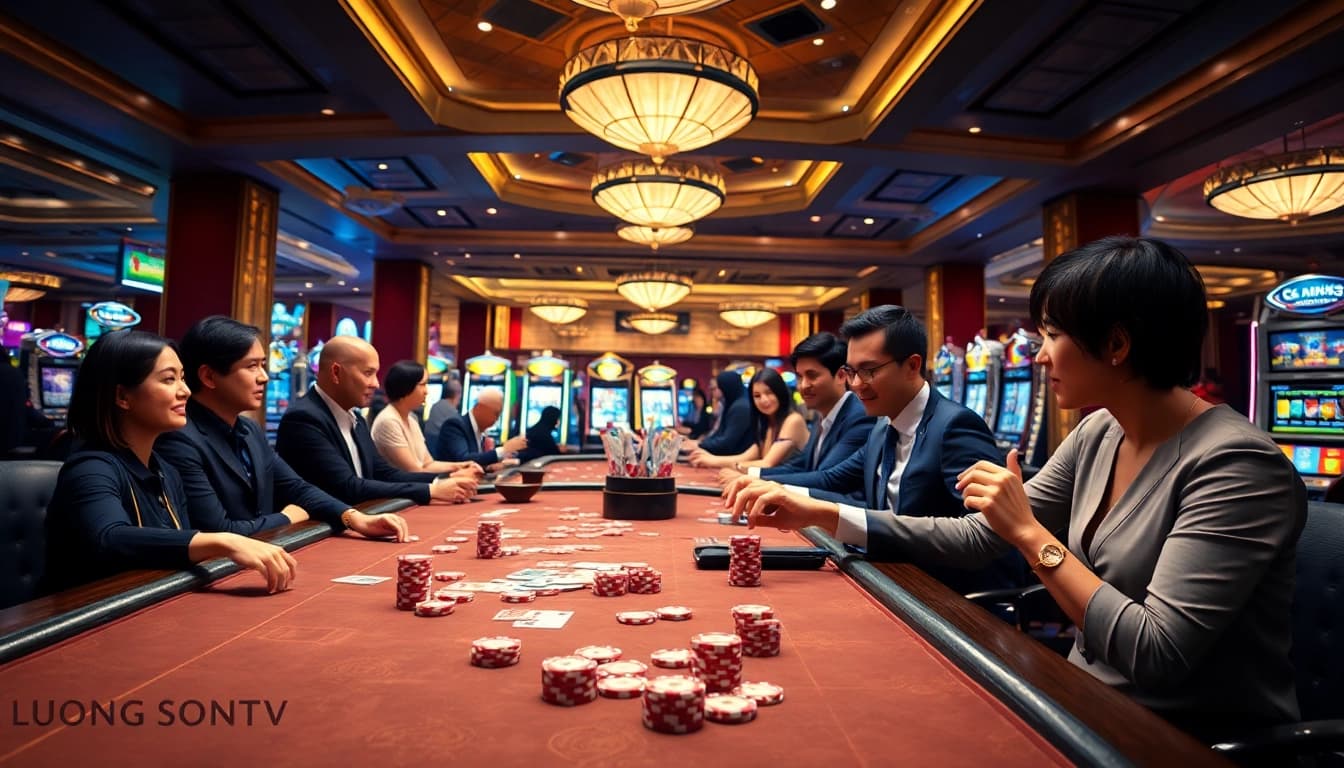 Experience high-stakes excitement at Luongsontv's premier online gambling platform.