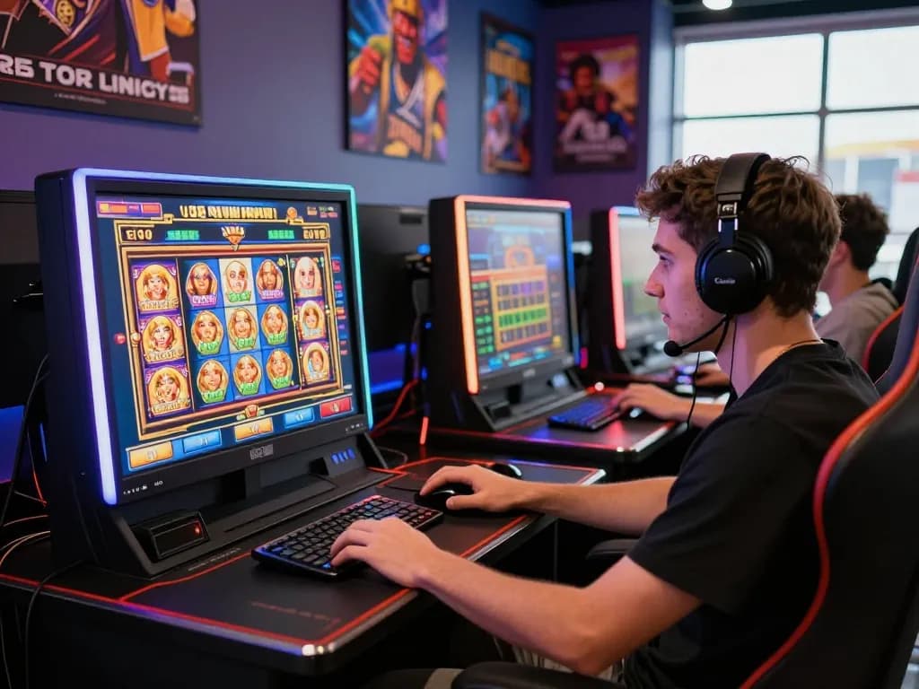 Player enjoying online gaming experience at TG88 with vibrant graphics and immersive environment.