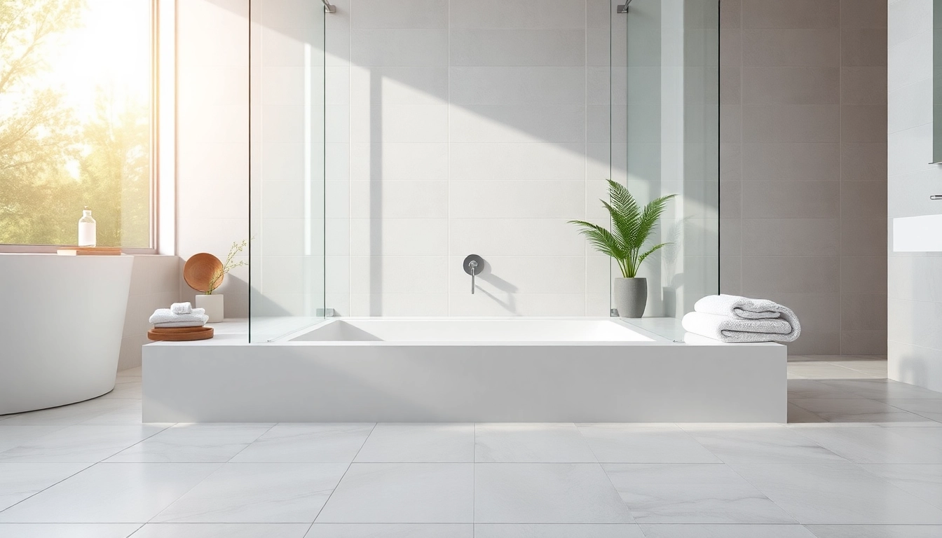 Explore elegant shower bases in a luxurious bathroom setting with modern aesthetics.