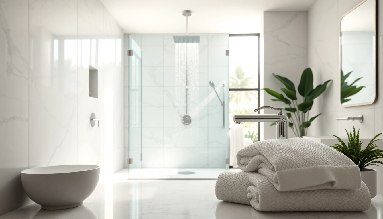 Enhance your bathroom with elegant showers featuring luxurious aesthetics and modern design elements.