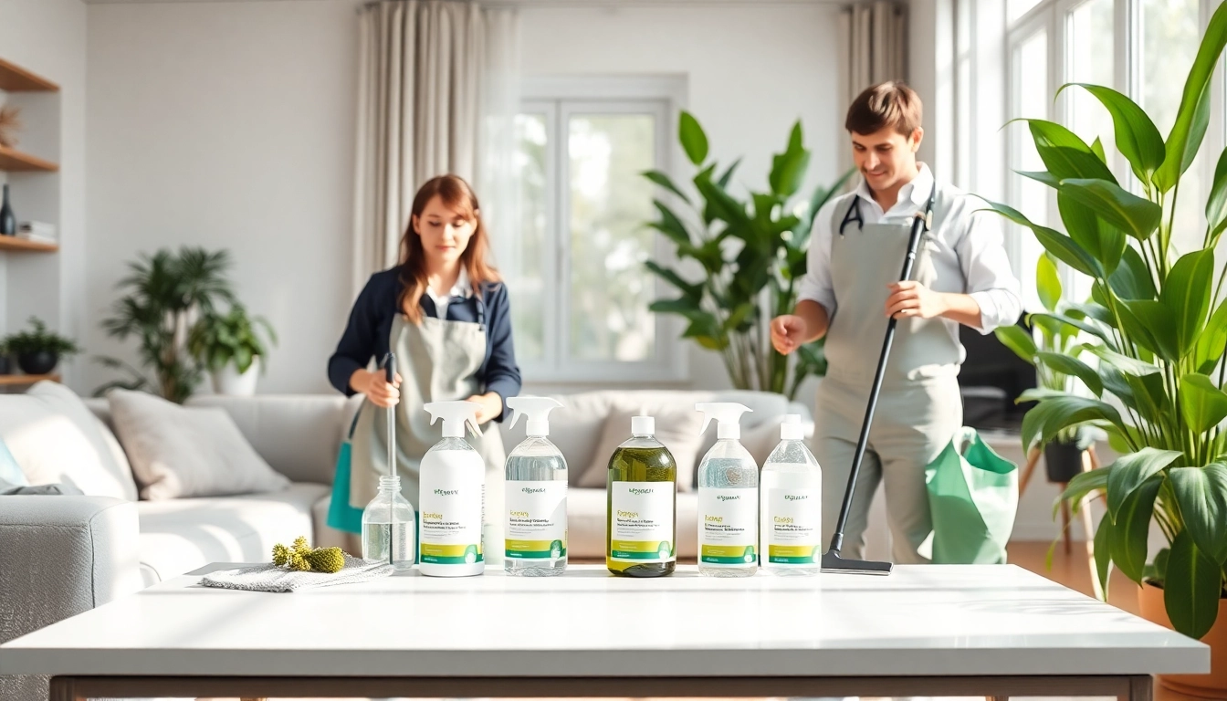 Efficient cleaning services near me showcased in a beautifully tidy home environment.