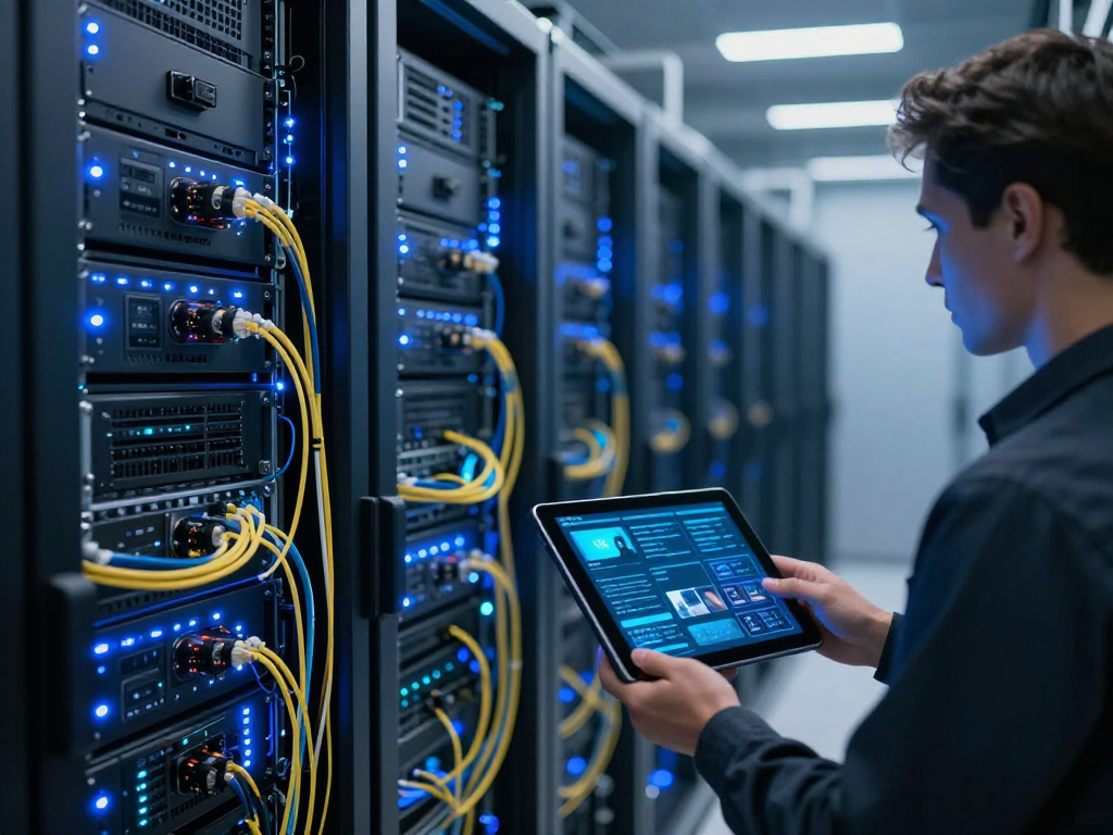 IPTV reseller showcasing powerful cloud computing infrastructure with advanced technology for seamless streaming.