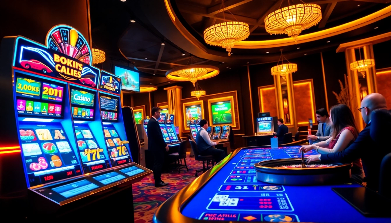 Experience luxury gambling at rikvip.gb.net with vibrant tables, engaging players, and rich casino decor.