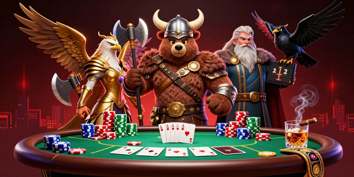 Experience thrilling gaming action with 777x1 in a dynamic poker scene featuring Vikings and rich casino elements.
