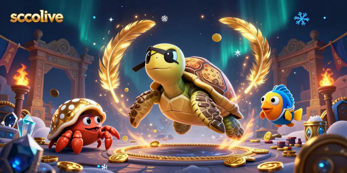 Socolive features a lively gambling scene with a pirate turtle, crab, and parrotfish surrounded by vibrant gaming elements.