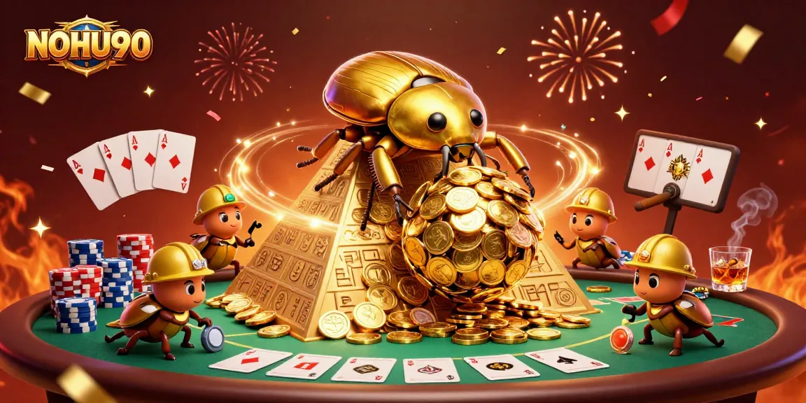 Play exciting games at NOHU90 with high-stakes chips and celebratory atmosphere.